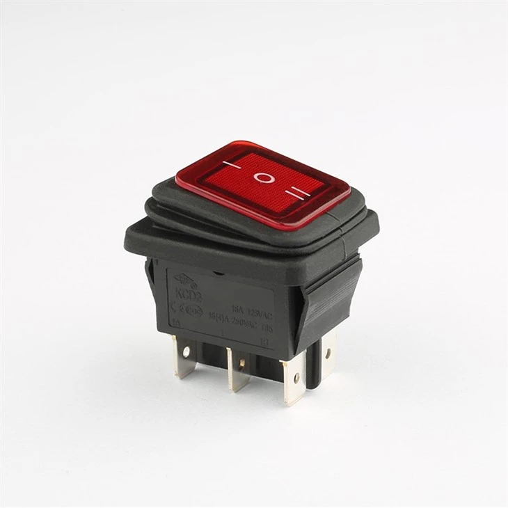 double pole double throw rocker switch